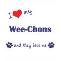 I Love My Wee-Chons (Multiple Dogs) t-shirts by dogadoodle I Love My Wee-Chons (Multiple Dogs) t-shirts