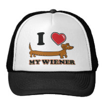 I love My Weiner - Doxie Trucker Hat