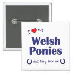 I Love My Welsh Ponies (Multiple Ponies) Pin