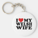 I Love My Welsh Wife Key Chains