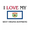 I Love My West Virginia Boyfriend t-shirts