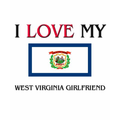 I Love My West Virginia Girlfriend Shirt by flagshirt