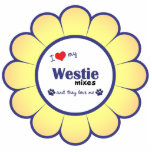I Love My Westie Mixes (Multiple Dogs) Photo Cutout