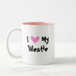 I Love My Westie Mug