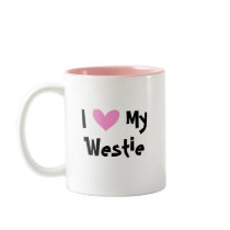 I Love My Westie Mug