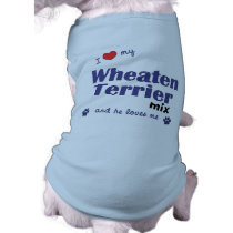 I Love My Wheaten Terrier Mix (Male Dog) pet clothing by muttybuddy I Love My Wheaten Terrier Mix (Male Dog) pet clothing