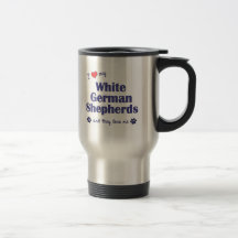 I Love My White German Shepherds (Multiple Dogs) Mugs