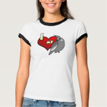 I Love my Whiteface Cockatiel Tshirt