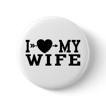 I Love My Wife buttons