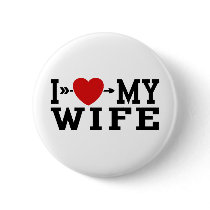 I Love My Wife buttons