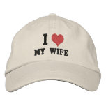 "I Love My Wife" embroidered hats