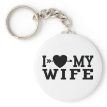 I Love My Wife Keychain