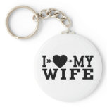 I Love My Wife keychains