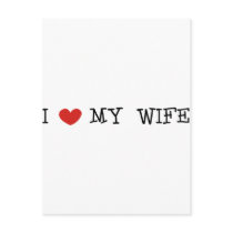 I Love My Wife postcards by jroota I Love My Wife postcards