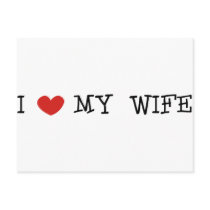 I Love My Wife postcards by jroota I Love My Wife postcards