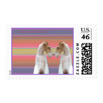 I Love my Wire Fox Terrier postage