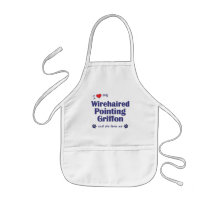 I Love My Wirehaired Pointing Griffon (Female Dog) Apron