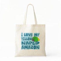 I Love My Yellow Naped Amazon Bag