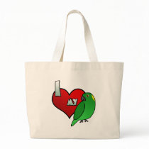 I Love my Yellow Naped Amazon Bag