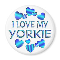 I Love My Yorkie magnets by TLArnold4 I Love My Yorkie magnets