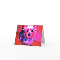 I LOVE MY YORKIE! PINK & BLUE SERIES Card