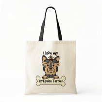 I Love My Yorkshire Terrier bags by dogcartoons I Love My Yorkshire Terrier bags