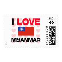 I Love Myanmar postage by tshirtshirts I Love Myanmar postage