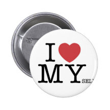 I Love MYself Pins