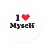 I love myself stickers