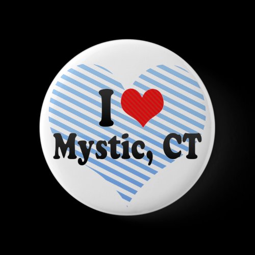 I Love Mystic, CT Pins