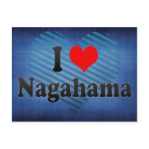 I Love Nagahama, Japan Post Card