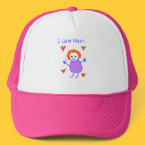 I Love Nain hats by ChocolateJava I Love Nain hats