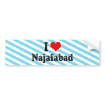 I Love Najafabad, Iran Bumper Stickers