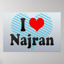 I Love Najran, Saudi Arabia Print