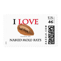 I Love Naked Mole-Rats postage by tshirtshirts I Love Naked Mole-Rats postage