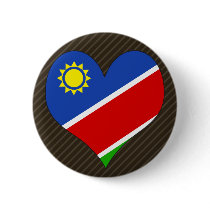 I Love Namibia Pin