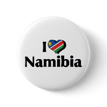 I Love Namibia Flag Pins