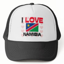 I Love Namibia hats