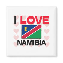 I Love Namibia magnets by tshirtshirts I Love Namibia magnets