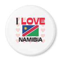 I Love Namibia magnets by tshirtshirts I Love Namibia magnets