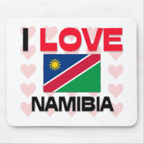 I Love Namibia mousepads