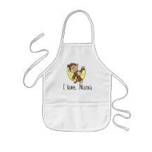 I Love Nana T-shirts and Gifts Apron