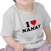 I Love Nanay Tee Shirts