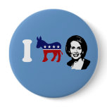 I Love Nancy Pelosi 2 Buttons