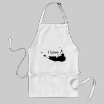 I Love Nantucket Apron aprons