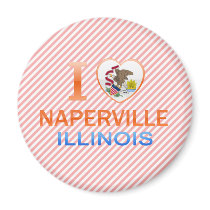 I Love Naperville, IL Magnet