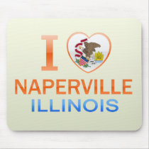 I Love Naperville, IL Mousepads