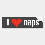 I Love Naps Bumper Stickers