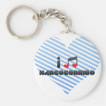 I Love Narcocorrido Keychains