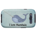 I love Narwhals -custom text - Galaxy SIII Cases